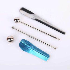 Juego de 5 Herramientas para Reparación de Juntas de Azulejos, Raspador de Ángulos y Esquinas, Limpiador de Huecos de Pared, Bola de Acero Presionada - Product Image 2