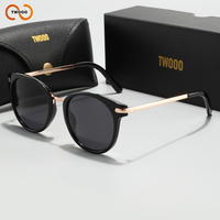 Gafas de Sol TWOOO T1823 de Alta Gama para Mujer, Modernas, Versátiles, con Protección UV400, Estilo Nuevo, Venta al Por Mayor de Fábrica