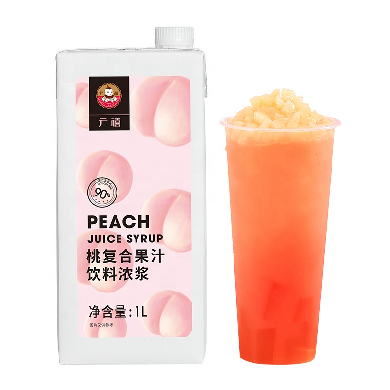 1 л, заводская цена, концентратный сироп для сока персика, содержание фруктового сока более 90%