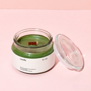 เทียนหอมถั่วเหลืองธรรมชาติ <span class=keywords><strong>RURU</strong></span> ทำมือ กลิ่นหอมติดทนนาน พร้อมฝาแก้ว ใช้สำหรับตกแต่งบ้านในช่วงเทศกาล ให้ความร้อนได้นาน 40-60 ชั่วโมง - Product Image 2