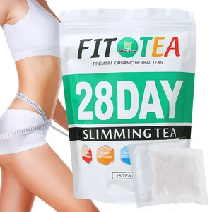 2024 Hot Selling 28 Days Slimming Tea Natural Herbal Slim Supplement Boost Metabolism Weight Loss Fit Tea Bag