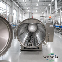 Équipement de stérilisation alimentaire par autoclave à pulvérisation d'eau pour repas prêts à consommer de qualité alimentaire, fabriqué en Chine