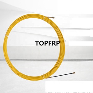 3mm 30m Electrical Wire Tool Plastic Coating Fiberglass Cable <b>Puller</b> - Product Image 3