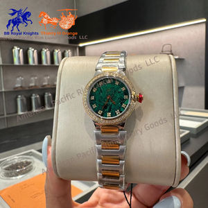 Reloj de Cuarzo de Acero Inoxidable con Doble Calendario de Diseño Original BVGRI para Mujer, Reloj de Lujo Resistente al Agua en Oro Rosa con Correa - Product Image 5