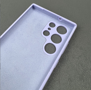 Custodia di lusso in Silicone di puro colore liquido di moda con obiettivo della fotocamera antiurto armatura copertura del telefono <span class=keywords><strong>per</strong></span> <span class=keywords><strong>Samsung</strong></span> S24 Ultra S24 Plus - Product Image 3