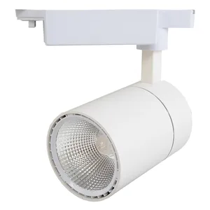 Lampe sur rail de 12W, 24W, 30W, 40W, haute puissance, anti-éblouissement, garantie de 5 ans, ajustable, à intensité variable, approuvé CE, saab pour les rails cob, livraison depuis l'allemagne