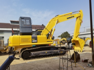 Excavatrice sur chenilles Komatsu PC400-8 d'occasion à bas prix, 40 tonnes, robuste, moteur d'origine japonaise, à vendre - Product Image 4
