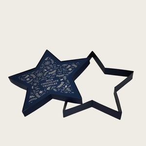 Materiales reciclados con forma de estrella profesional para exhibición de trufas de Chocolate con leche caja de embalaje de regalo de alimentos ventaja UV para azúcar - Product Image 3