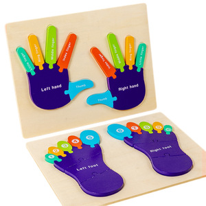 Nouveaux puzzles originaux exportés vers l'Europe et l'Amérique, certifiés CPC CE, jouets éducatifs en bois unisexes pour enfants de 3 à 6 ans, emballage sous blister - Product Image 5