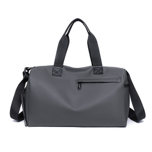 Large Capacity Fashion Gym Bag Custom Logo Oxford Plain Color Travel Duffel Sports Featuring Adjustable <b>Strap</b> Zipper Closure - Product Image 1