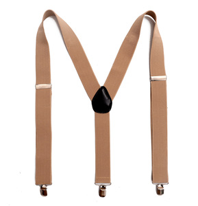 Bretelles solides réglables pour adultes, <span class=keywords><strong>sangles</strong></span> élastiques, Clip en forme de Y, bretelles pour hommes - Product Image 4