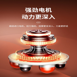 Enlong Multifunctional Rechargeable Abdominal Massager With Heat And Moxibustion For Neck Waist And Stomach Relief - Product Image 2