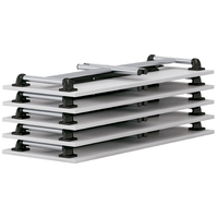 Table de formation pliable et empilable pour usine, université, salle de classe, salle de réunion multifonctionnelle