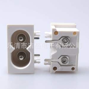 Enchufe de Corriente Alterna AC-019 Blanco, Tipo Triangular, 8 Tomas con Interruptor, Conexión a Tierra Estándar para Audio y Video, Enchufe de Pared de Plástico - Product Image 3