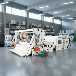 Machine de découpe et de rembobinage de papier jumbo à grande vitesse 700 m/min avec variateur Delta pour les papeteries - Product Image 1