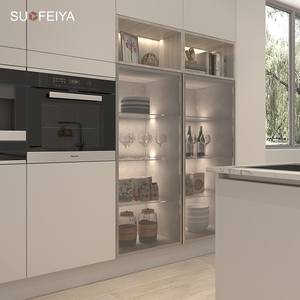 Armoires de cuisine modulaires modernes personnalisées Sofeyia avec évier, robinet, tiroir, panier, fabriquées en Chine - Product Image 3