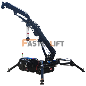 Grúa Araña Mini Autopropulsada de Alta Gama Jenny, Elevador Telescópico Plegable con Brazo Articulado y Control Remoto - Product Image 2