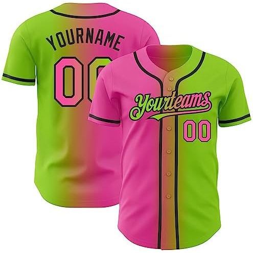 Rose délavé-vert fluo noir