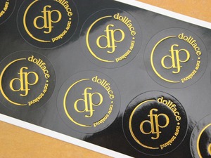 Autocollant en papier de bonne qualité, étiquette en papier doré brillant brillant brillant - Product Image 6