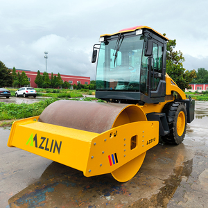 Rouleau compresseur hydraulique vibrant à double tambour ZLIN, 10 tonnes, pour asphalte, à vendre - Product Image 4