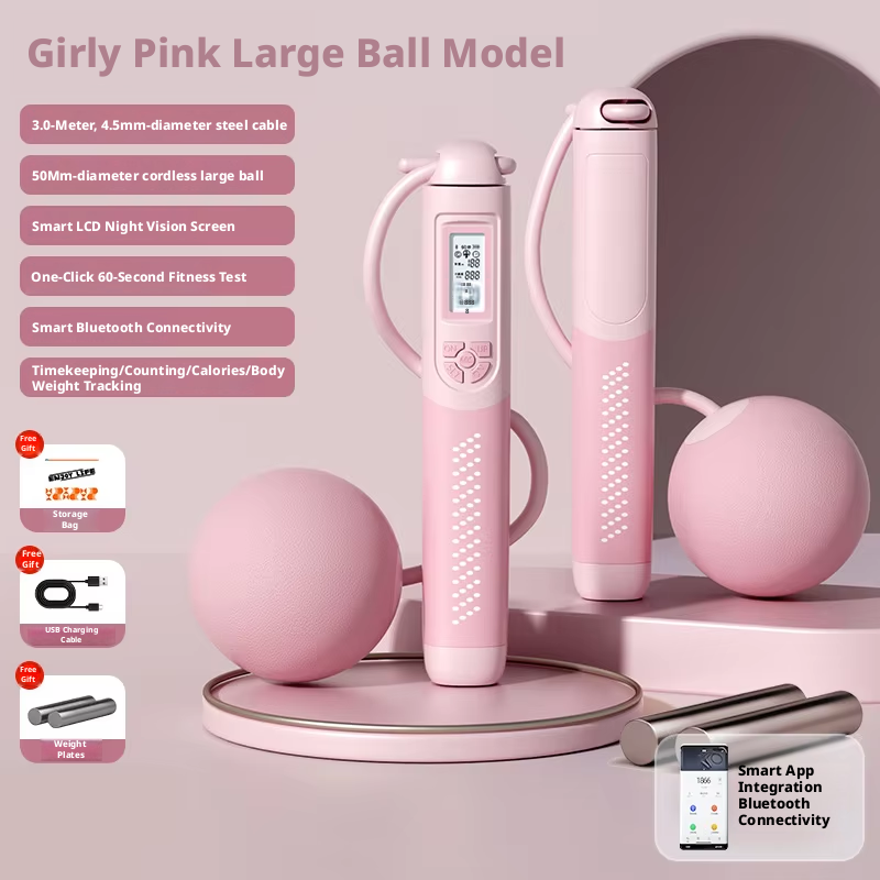 Large ball-pink weight block eva zipper bag