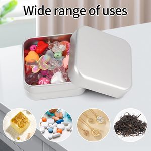 Portasapone da Viaggio in <span class=keywords><strong>Alluminio</strong></span> con Coperchio; Porta Sapone Quadrato, Portatile, Impermeabile in Metallo, Adatto per Casa o Viaggio - Product Image 4