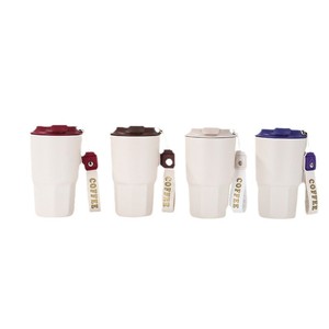 Dual Drink Coffee Mug 316 Stainless Steel Vacuum Insulated Tumbler With Carrying Strap For Travel - Product Image 4