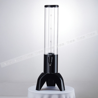 Distributeur de boissons en plastique commercial 3L, design transparent, robinet à débit facile pour hôtels, banquets, événements de restauration