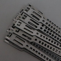 Attaches de câbles trapézoïdales noires en PE écologiques, réutilisables, en plastique, pour faisceaux de câbles, vente en gros directe