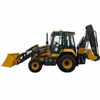 XCMG XC8-C2570 Backhoe Loader 4WD Alat Penggali Roda Kecil untuk Konstruksi Pertanian, Pipa Utilitas, dan Pekerjaan Kebun