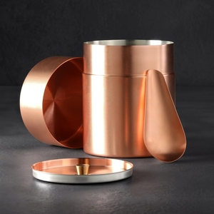 Recipiente <span class=keywords><strong>de</strong></span> Almacenamiento <span class=keywords><strong>de</strong></span> Acero Inoxidable, Recipiente Hermético para Granos, Frutos Secos, Té, Productos Secos, Medicamentos, Recipiente <span class=keywords><strong>de</strong></span> Almacenamiento <span class=keywords><strong>de</strong></span> Alimentos con Doble Tapa - Product Image 3