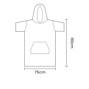 2024 Summer Custom Printing Microfiber Adult <b>Change</b> <b>Robe</b> Hooded Surf <b>Beach</b> Towel Poncho With Pocket - Product Image 5