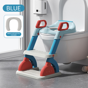 SUNNUO Nouveau Siège de toilette et échelle 2-en-1 pour bébé, avec couvercle de siège de toilette en forme de dessin animé et échelle antidérapante pour l'apprentissage de la propreté des enfants - Product Image 5