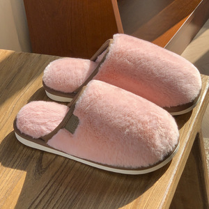 Chaussons d'intérieur pour couple d'hiver, confortables, chauds, enveloppés d'une seule ligne, avec du velours <span class=keywords><strong>et</strong></span> antidérapants pour l'intérieur - Product Image 4