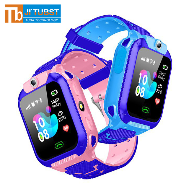 Hot Sell SOS Kids Smartwatch IPX-6 Waterproof IPS Display SIM Card Support Tracking Children's Watch