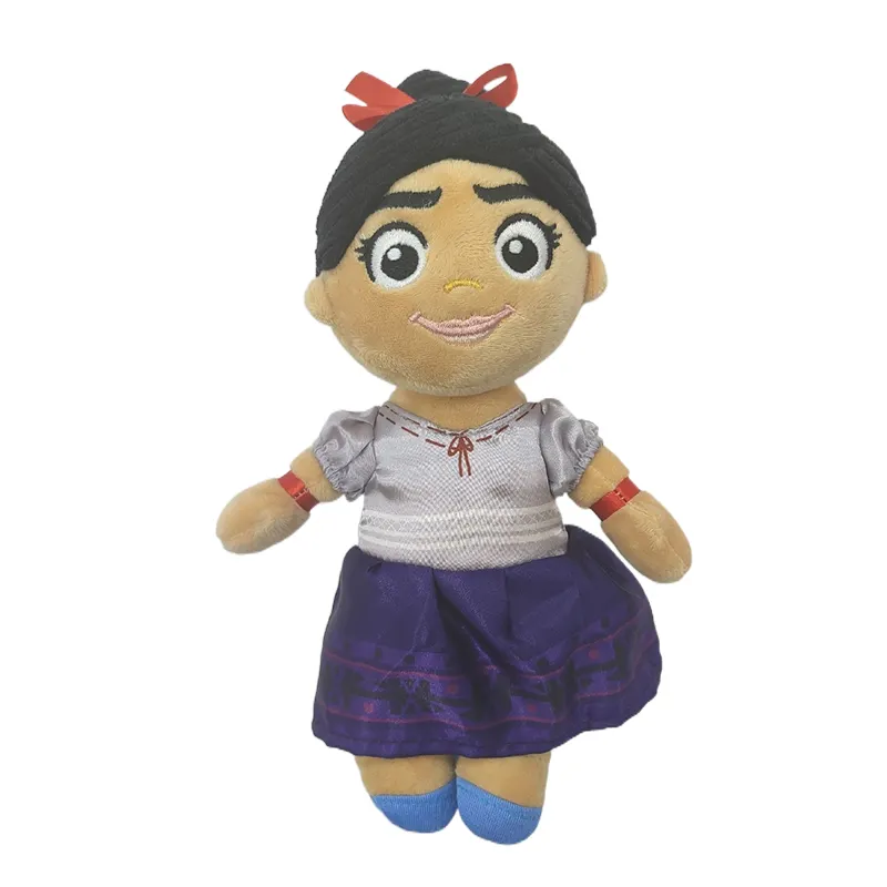 หยดการจัดส่งสินค้าเจ้าหญิงคอสเพลย์การ์ตูนตัวละครที่สมจริงน่ารักยัดตุ๊กตาของเล่นตุ๊กตา Encanto ของเล่น