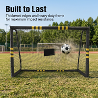 But de football portable en acier pour l'extérieur avec filet pour jardin - Vente en gros
