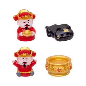 Adornos del zodiaco de la suerte de estilo <span class=keywords><strong>chino</strong></span> 2024, decoraciones para el hogar de <span class=keywords><strong>Año</strong></span> Nuevo, Dios marcial de la riqueza, casa de muñecas, decoración de escritorio para coche - Product Image 1