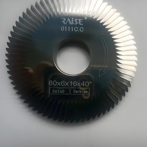 Fresa de doble cara de acero de tungsteno con diámetro 60x6x16x40, disco de corte para máquinas de llaves - Product Image 2
