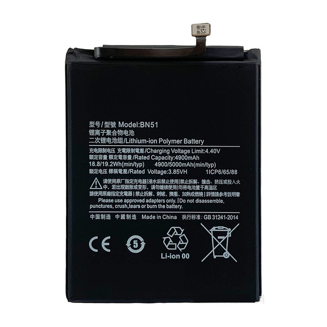 Real Capacity Original BN51 5000mAh Phone Battery for Redmi8 8A DUAL