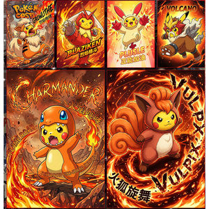 PY Wireless Archives A5 Tarjeta de Personaje Navidad Regalo para Niños Juego de Mesa Caja Sorpresa Limitada Rayquaza Tarjeta de Pokémon de Cómics Pikachu - Product Image 2