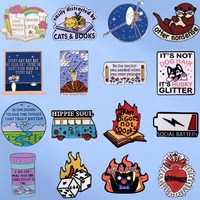 Pins de Esmalte Creativos con Dibujos Animados, Broches Metálicos Divertidos y Únicos para Mujeres y Hombres, Pins para Solapa, Mochilas, Ropa y Bolsos