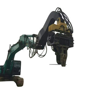 Marteau vibrant hydraulique est un type moderne de marteau de fondation utilisé pour le frappage de pieux en acier, de béton préfabriqué et de pieux en bois. - Product Image 1