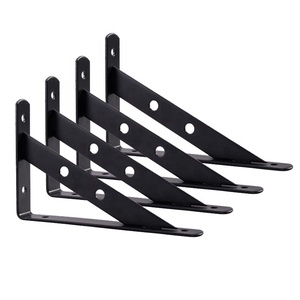 Venda quente Design Moderno Montado Na Parede Suporte De Prateleira De Madeira Suporta Prateleira De Metal para Sala De Estar Hotel Outdoor Home Office Uso - Product Image 1