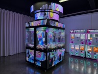 Neofuns Neo Claw Pixel 4 Unit 31 pouces Ensemble de machine à griffes commerciale avec écran LED à pixels pour salles d'arcade, centres de divertissement familial et centres commerciaux