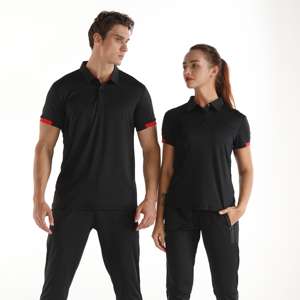 Polo de couleur unie pour hommes Pocket Muscle Sports Polo Shirt Top - Product Image 1