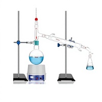 Appareil de distillation tout en verre Bio-CD2833 pour usage en laboratoire, distillateur d'extraction d'eau pure