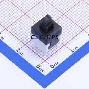 BTSA-N-P-19 Push Button Switch Through hole Component (THT) Switch No Lock Square Button Through Hole 50mA - Product Image 1