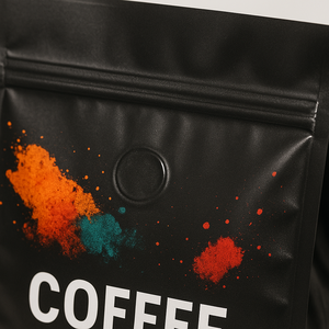 Sang trọng thân thiện với môi tùy chỉnh in PE bao bì thực phẩm túi đứng <span class=keywords><strong>Pouch</strong></span> logo cho cà phê - Product Image 4