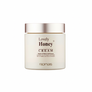 Cosmético Coreano RONAS Lovely Honey Cream, Crema Reafirmante, Nutritiva, Hidratante y Antienvejecimiento con Glicerina, 100 ml, Loción para el Cuidado de la Piel - Product Image 2